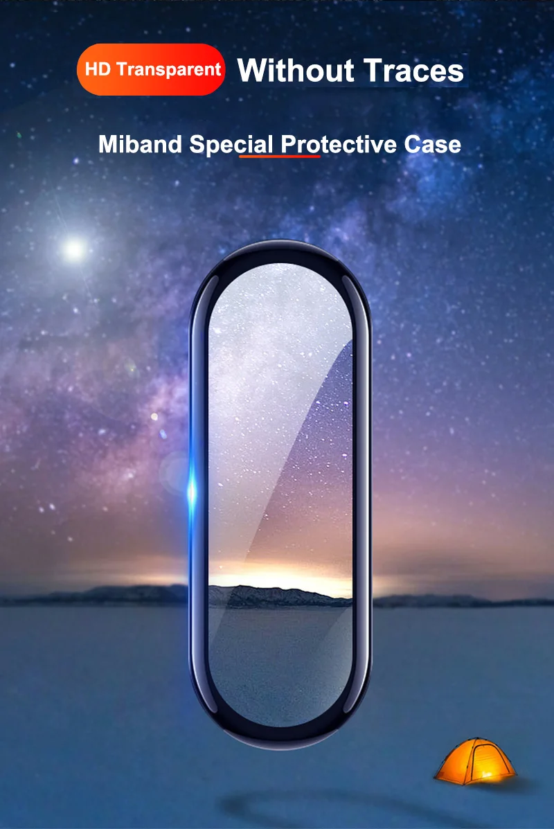 Protetora de Vidro para Xiaomi Protetor de Tela Película de Proteção para Xiaomi Película Banda 6 4 Capa Miband Correias Filme 5 Pçs mi 13 High Quality Eletrônicos