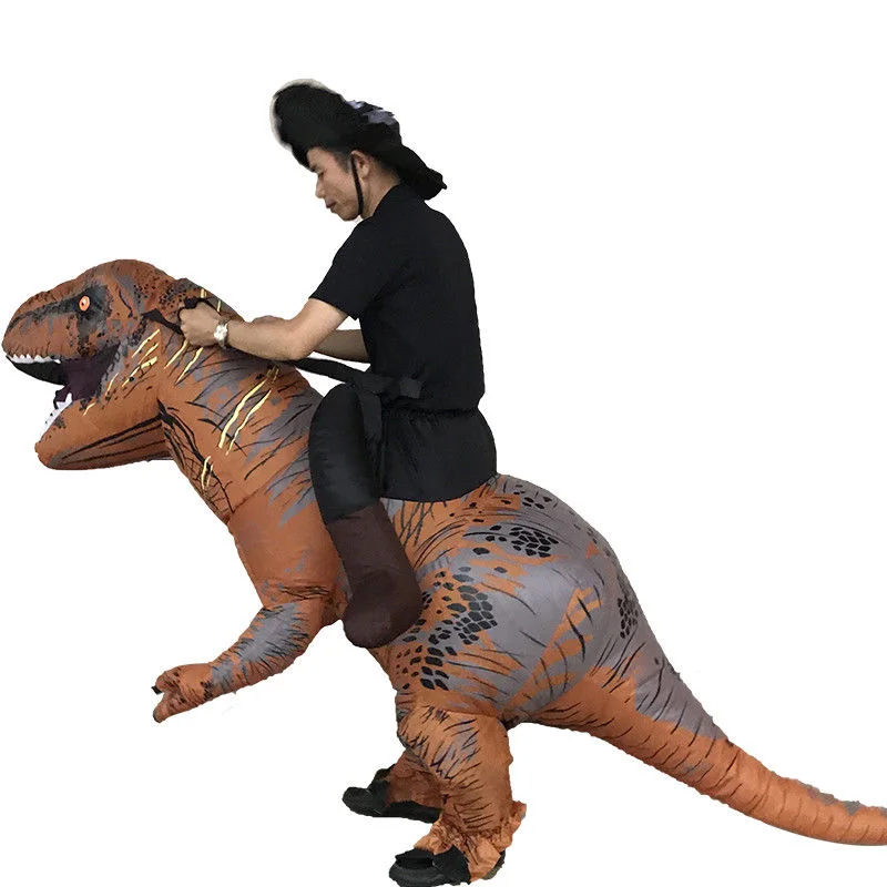 Надувной костюм талисмана динозавра T Rex вечерние костюмы для костюмированной