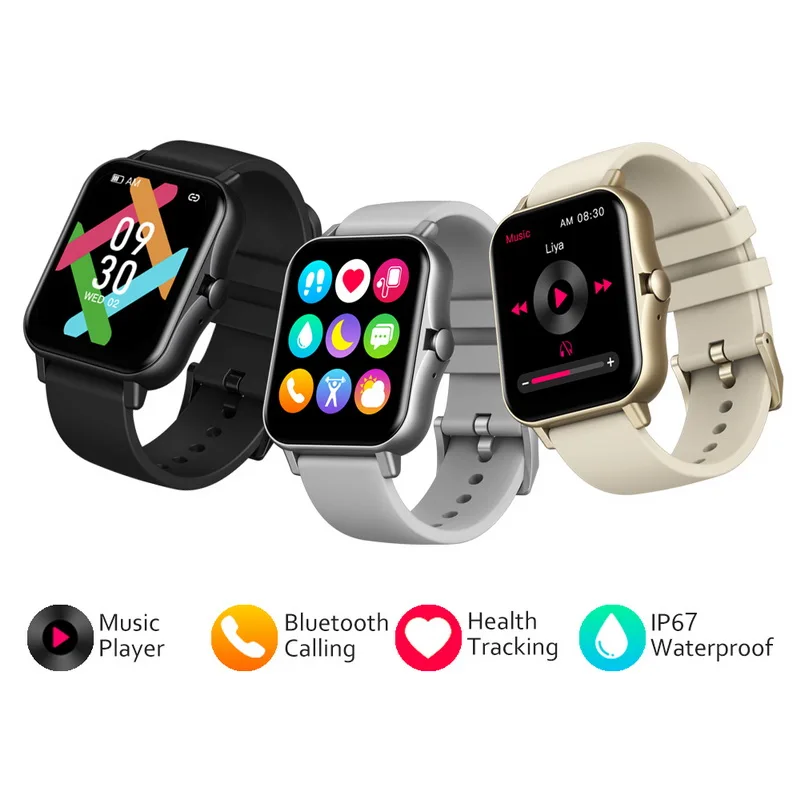 New 2021 Zeblaze GTS 2 Smart Watch Music Player Receive/Make Call Heart Rate Long Battery Life Smartwatch For Android IOS Phone