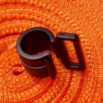 

50pcs/Set Black Pole Clips for Camping Outdoor Hiking Tent Clip Accessories Kits Tent Accessories 50pcs Tent hook Hiking Sports