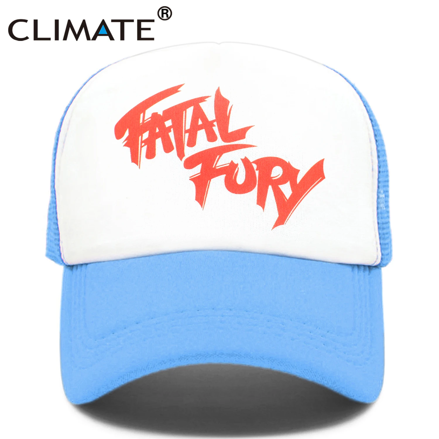 Небесно-голубой Климат Терри богард фуражка FURY FATAL Hat Trucker Кепка Косплей Coser Кепка Косплей Кепка летняя сетчатая Кепка s для мужчин Косплей - Цвет: Небесно-голубой