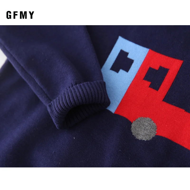 GFMY 2019 осенне зимние детские свитера с милым принтом длиной 24 м яркие цвета