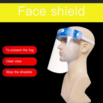 

Adult Transparent visiera protettiva Film Anti-fog Mask Sheet Environmental Protection Isolation Mask Protective Face Screen