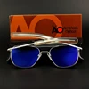 Gafas de sol de piloto para hombre, lentes de cristal templado de alta calidad, diseñador de marca, AO, militares del ejército americano, óptico, YQ1003 ► Foto 3/6