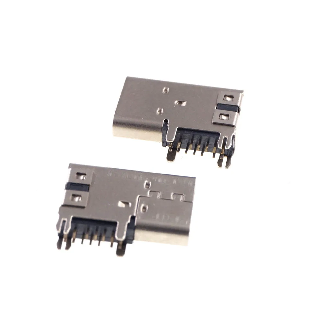 5 шт. разъем USB 3 1 типа C 14 контактов гнездовой сквозные отверстия угловой 90