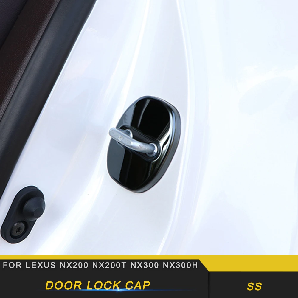Для LEXUS NX200 NX200t NX300 NX300h, автомобильный стиль, дверной замок, защитный колпачок, накладка, наклейка, аксессуары для интерьера