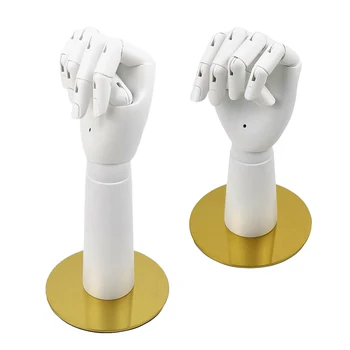 

Hand Ring Jewelry Display Stand Tower Organizer Posable Artist Hand Model