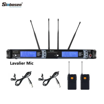 

Sinbosen Professional Microphone AS-9K Recording Studio Wireless Microphone With Handheld Headest Lavalier Microphone