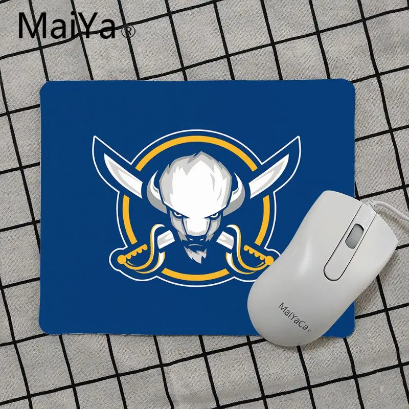 Maiya высокое качество Buffalo Sabres ледяной хоккейный коврик для мыши геймерская игра коврики Лидер продаж подставка под руку мышь - Цвет: No Lock Edge18x22cm