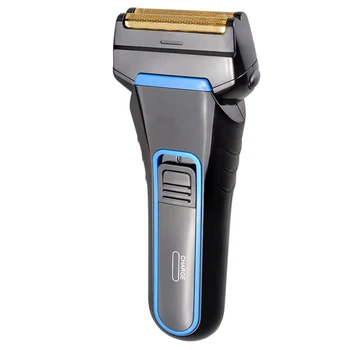 

100-240V 50/60Hz Men Electric Beard Shaver Rechargeable Cordless Moustache Trimmer with spare shaving blade and 3D floating mesh