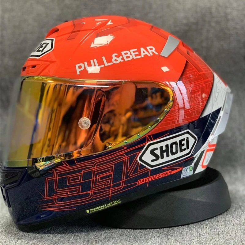 shoei x14 america RF-1400 Marquez American Spirit Helmet allowing it to be positioned for optimum flow Shoei Motorcycle Helmets | RF-1400