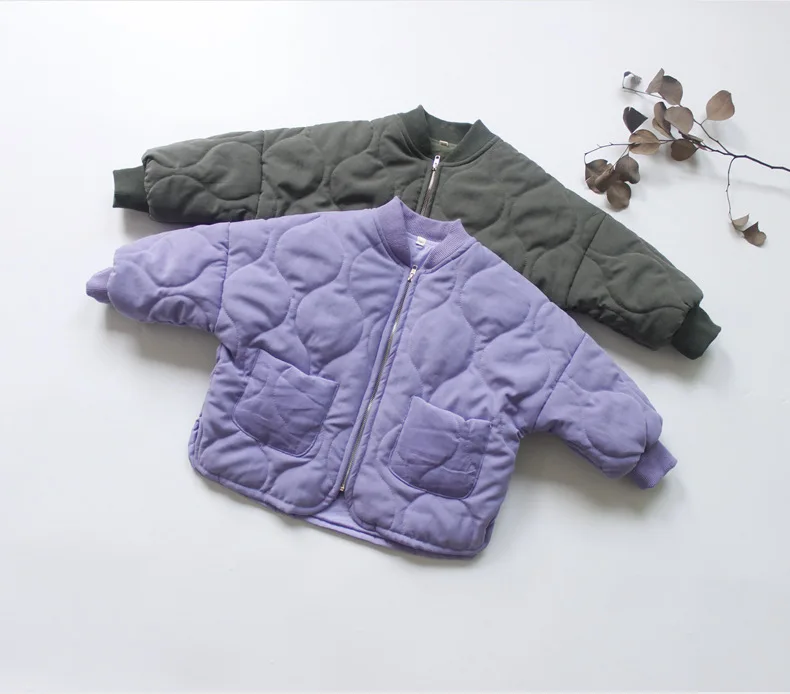 Новинка; зимние детские стеганые куртки в Корейском стиле; утепленная теплая верхняя одежда; детские пальто в клетку и складку; мягкая шикарная одежда унисекс