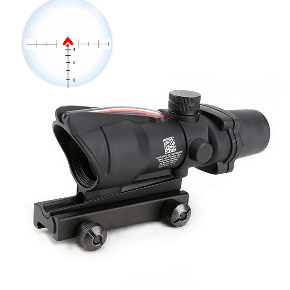 Охотничий Оптический Прицел ACOG 4X32 настоящая красная зеленая точка оптический