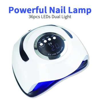 

UV LED Nail Lamp For Manicure 72W Powerful Professional 36 LEDs Lamp For Nails Gel Polish Drying Lamp For Nails Gel Dryer