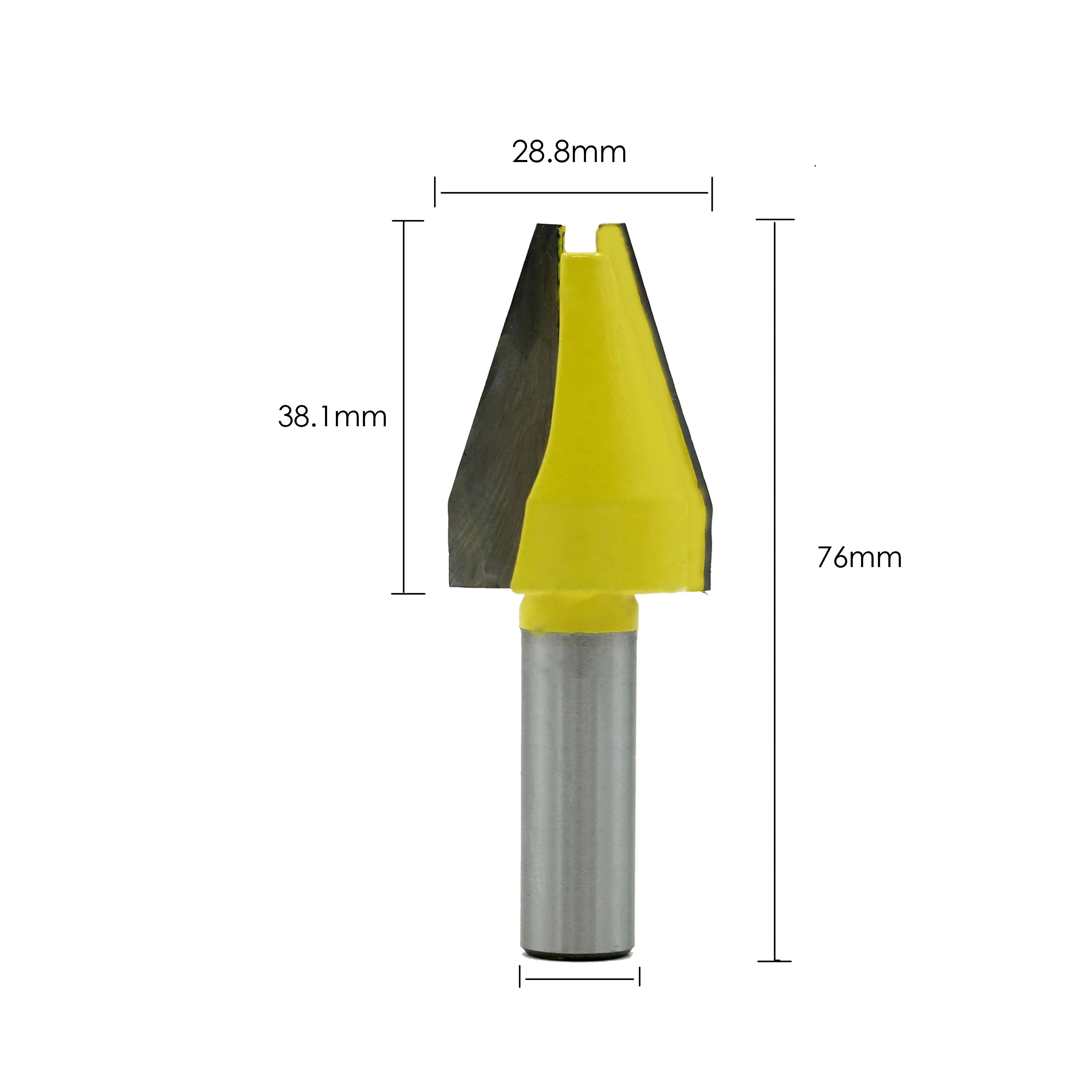 1pc  1/2" Shank Vertical Panel Raised Bevel Router Bit Woodworking Door Line Milling Cutter for Wood Tools