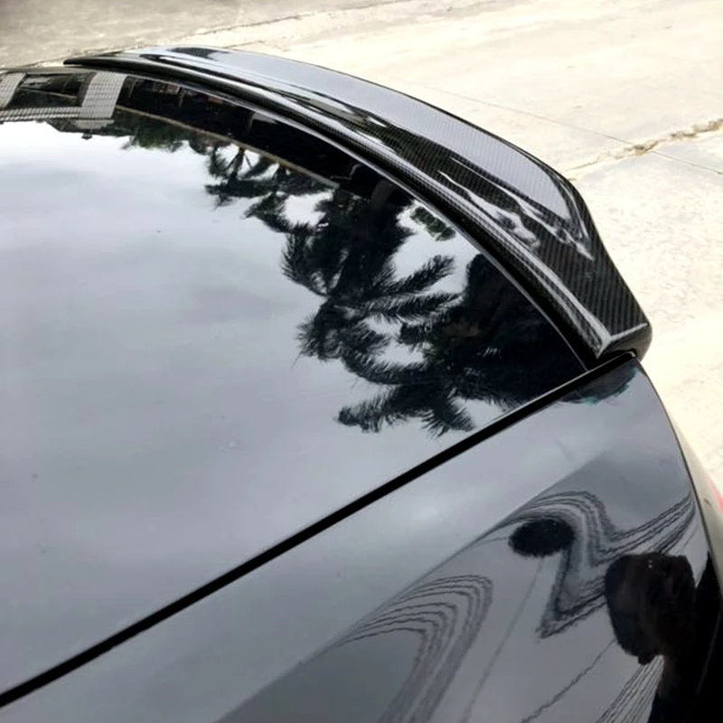 Для Volkswagen Passat B8 высокое качество углеродное волокно черный спойлер на задний багажник, крыло
