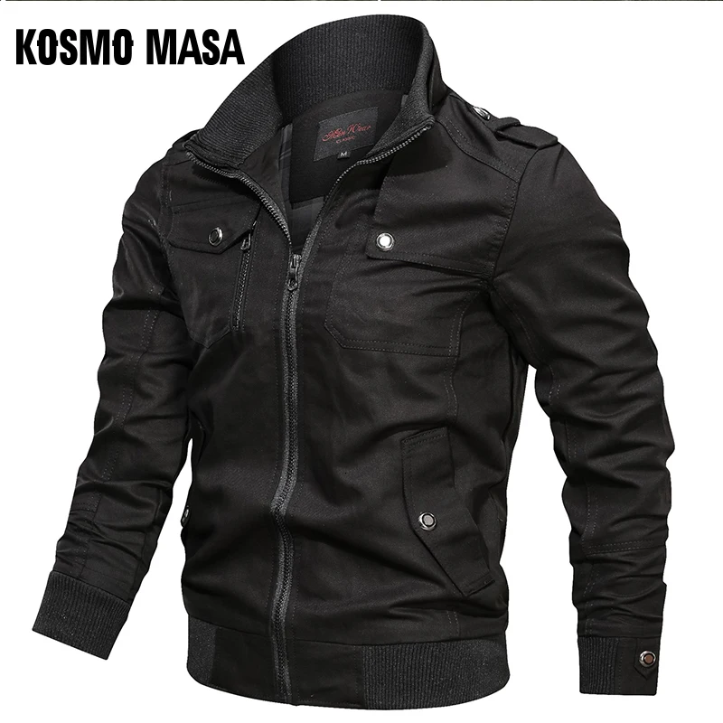 KOSMO MASA/хлопковая куртка-бомбер для мужчин, ветровка в армейском стиле, коллекция года, весенне-осенние повседневные мужские пальто и куртки для мужчин, MJ0087
