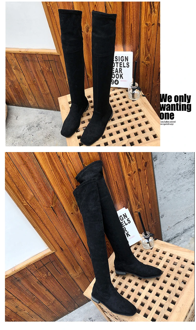 Winter Boots Lady Booties Ladies Shoes Luxury Designer Sexy Thigh High Heels High Sexy Round Toe Boots-women Lace Up