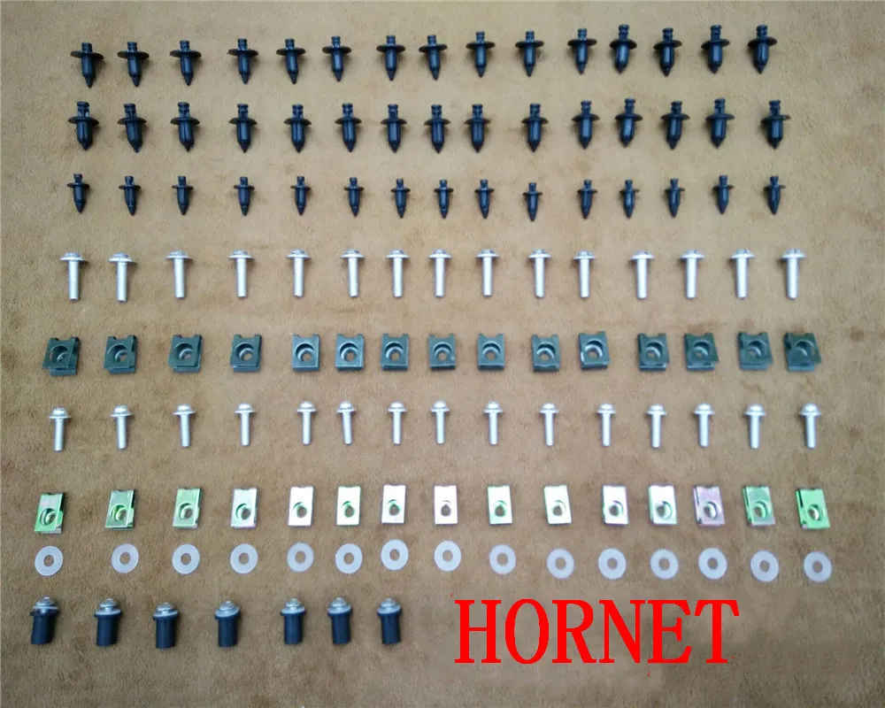 

Fairing Bodywork Kit Bolts Screws For Fit HONDA HORNET 96-99