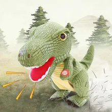 Электронный ревущий динозавр робот ходячие игрушки развивающие игрушки Интеллектуальный Стенд интерактивный Дракон модель игрушки для детей подарок