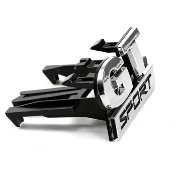 

New Car-styling Sticker ABS Chrome GT SPORT Front Grille Badge Emblem Sticker for Volkswagen VW Polo Golf Passat B5 Touran Bora