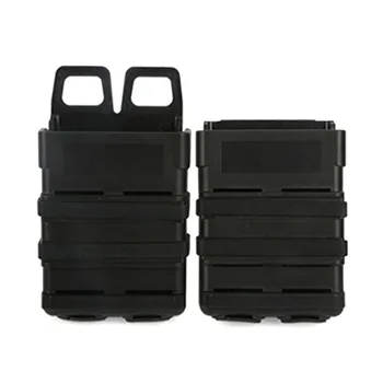 

Hunting Airsoft Rifle 5.56 Mag M4 Magazine Pouch Molle Clip Fast Attach Magazine Pouch Clip Holster Belt Hard Shell Cartridge