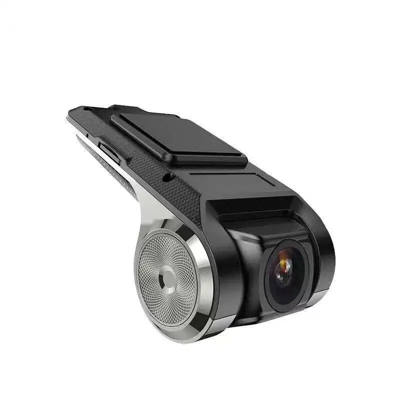 ADAS HD USB DVR камера автомобиля Viedo dvd-плеер головное устройство Поддержка TF SD карты g-сенсор обнаружения движения для Android 4,4 5,1 6 7,1 8,1 - Название цвета: Черный