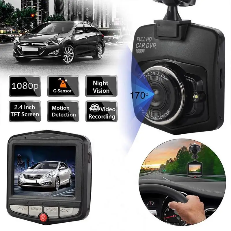 Podofo A1 Мини Автомобильный видеорегистратор Камера Dashcam Full HD 1080P видео регистратор g-сенсор ночного видения видеорегистратор