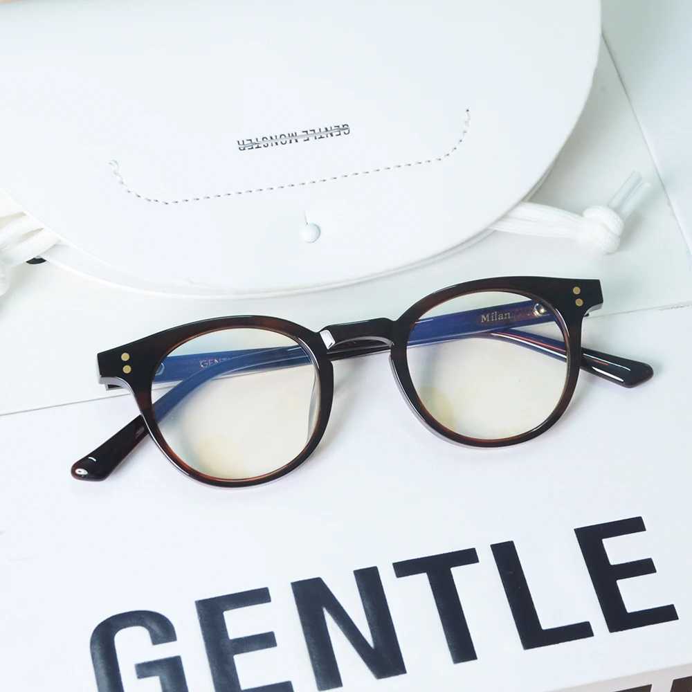 

Small face Optical Glasses Frame Acetate Eyeglasses gentle Milan Oliver Reading glasses Women and Men Tortoise Eyewear Frames