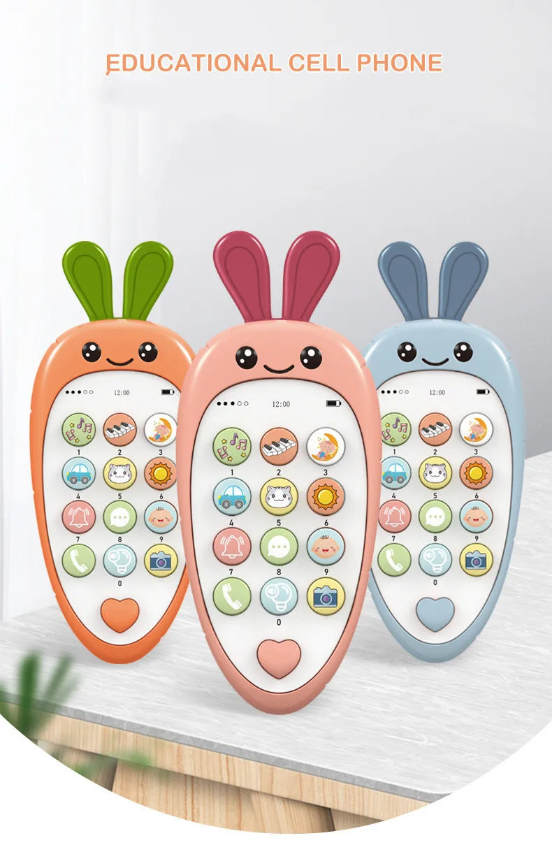 Téléphone interactif pour bébé de 6 mois, jouet pour garçon et fille -  AliExpress