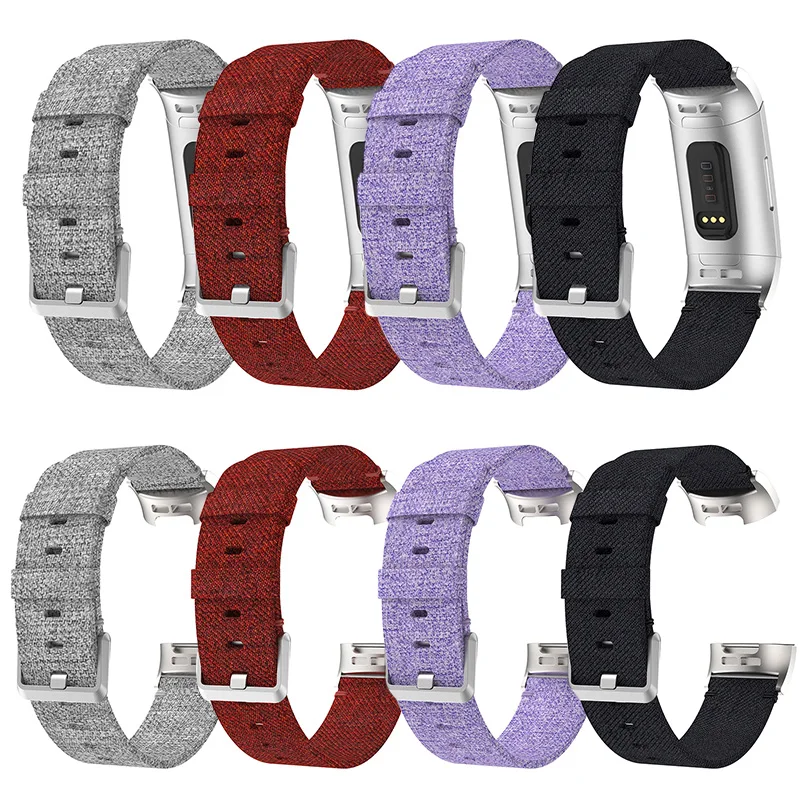 Нейлоновый ремешок для часов Ремешок для часов Quick Release запасной ремень для FitbitCharge 3 ING-SHIPPING