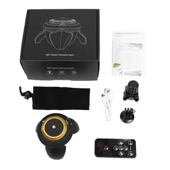 

Mrp01 Mini Electric Panoramic Camera Remote Tripod 360 Rotary Motion Camera Support For Gopro Selfie Stick