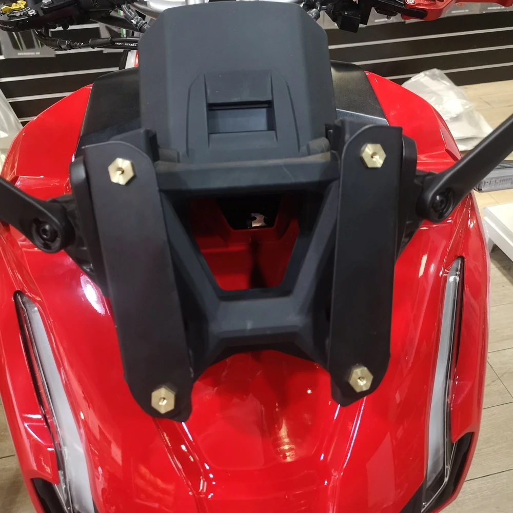 Мотоцикл ADV 150 зеркало заднего вида Передняя подставка держатель кронштейн лобовое стекло кронштейн для adv150 ADV150