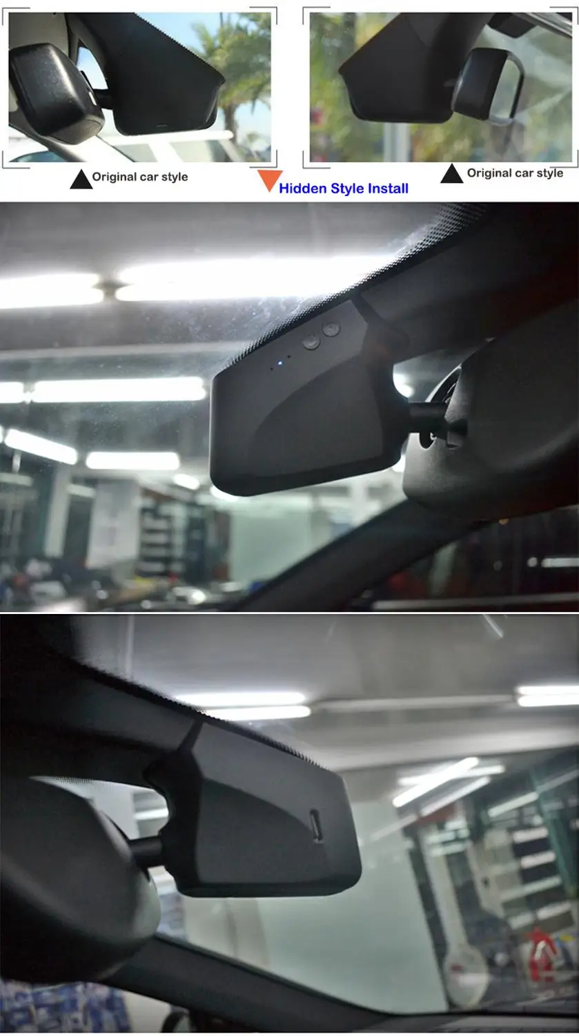 Jabriel Авто скрытый wifi Автомобильный рекордер 1080P Автомобильная камера dvr видеорегистратор для Porsche Boxster Cayenne Panamera Macan