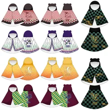 

Anime Demon Slayer Tokyo Avengers Cosplay Cotume Cloak Plush Warm Cape Cloak Hooded Button Cape Flannel Bathrobe Pajamas Shawl