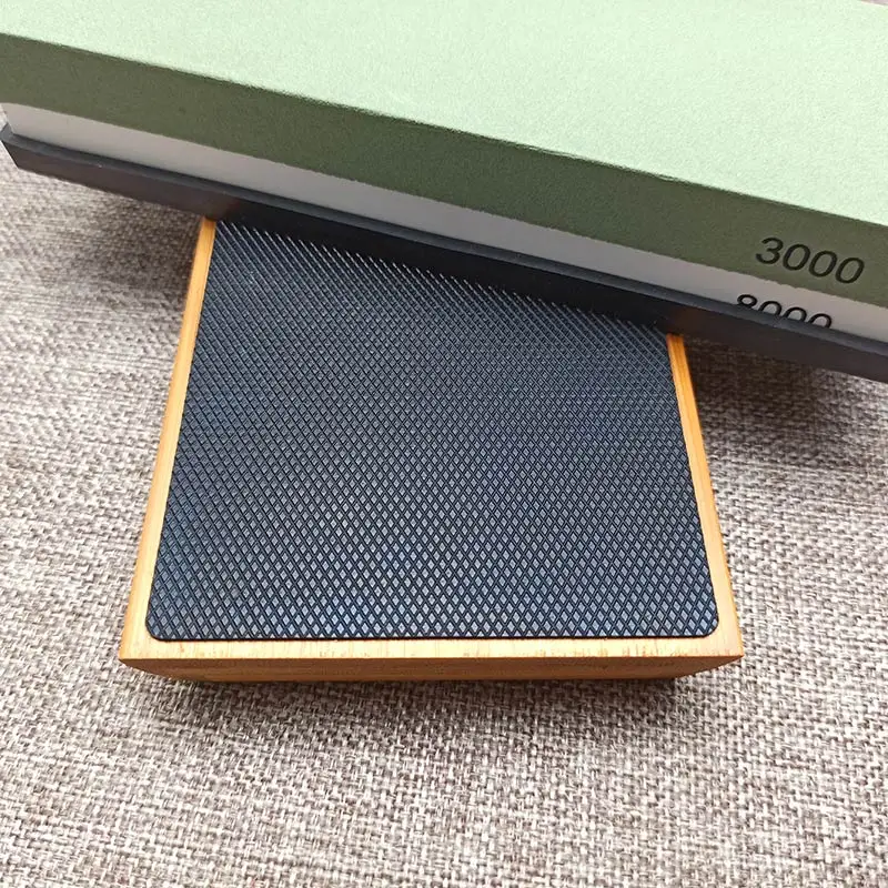 Sharpening Stone Holder Knife Accessories Whetstone Base Sharpening Bamboo/Silica Gel Base System Kitchen Knife Sharpener Tools