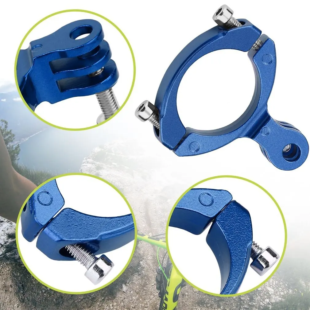 Bicycle Bike Cycle Aluminum Handlebar Bar Clamp Mount For Gopro Hero 1/2/3/3+ Camera Accessories
