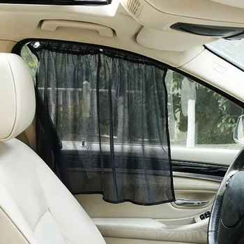 

4pcs Magnetic Car Sunshade UV Protector Side Window Curtain Sun Shade Universal Car Accessories