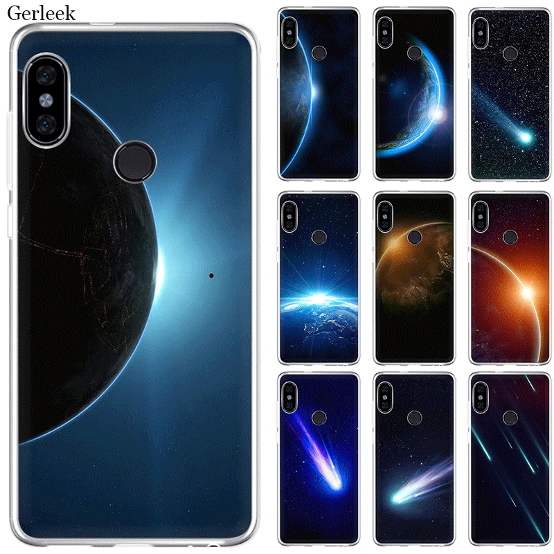 Mobile Phone Case For Xiaomi Redmi Note 4 4X 3 5 6 7 Pro 5A Hard Cover Beautiful Space | Мобильные телефоны и аксессуары