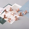 MOGII 9pcs/Box Office School Accessories Push Pins Stylish Thumb tacks with Binder Clips ► Photo 2/6