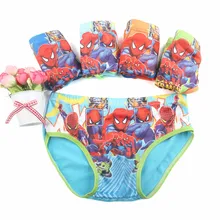 5 шт./лот; хлопковые трусы для мальчиков; детские трусы-боксеры; Мужское нижнее белье; детские трусы с рисунком Человека-паука; мягкие треугольные трусы для малышей