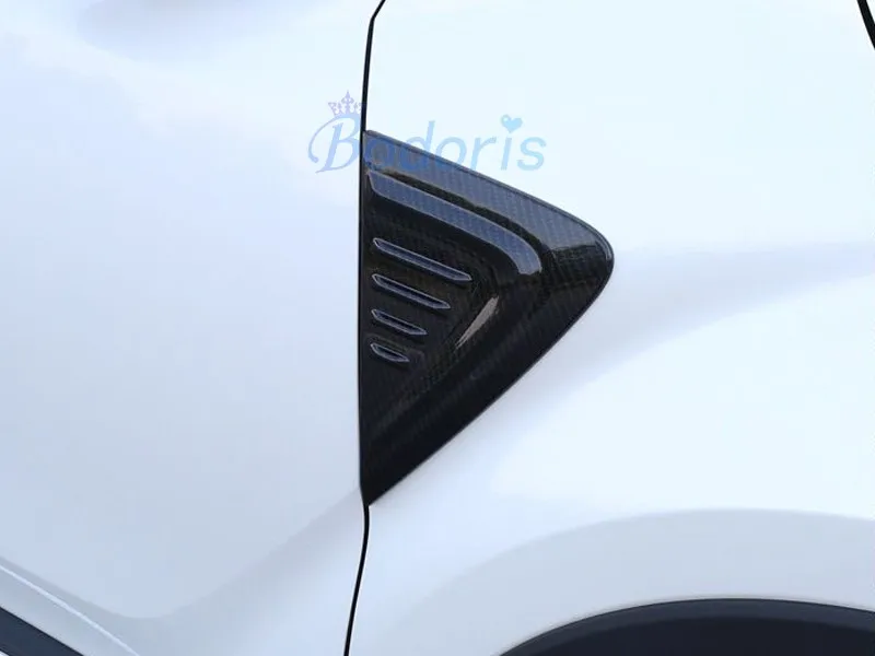 Для Toyota C HR CHR 2016 2017 2018 углеродное волокно цвет Боковой бампер Защита
