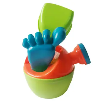 

3Pcs/Set Kids Beach Bucket Set Children Outdoor Beach Foot Bucket Spade Fun Digging Sand Playing Toy Random Color