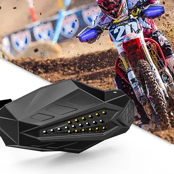 

Universal Motorcycle Handguards Shield Protector Covers with LED Light for Motocross Dirt Bike Pit Bike ATV Quad Protective Gear