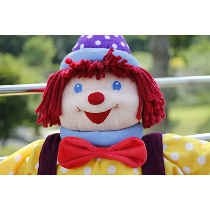 Big Size 95cm Clown Plush Toys Cartoon The Joker Clown Dolls Kids Children Stage Props Party Xmas Birthday Cosplay Gift  (2)