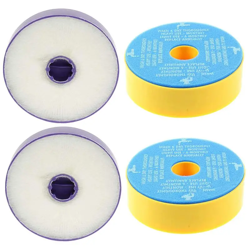 

Washable Pre Motor Filter and Post Motor Allergy HEPA Filter Kit For Dyson DC19 DC20 DC29 Vacuum Cleaners (2 of Each)