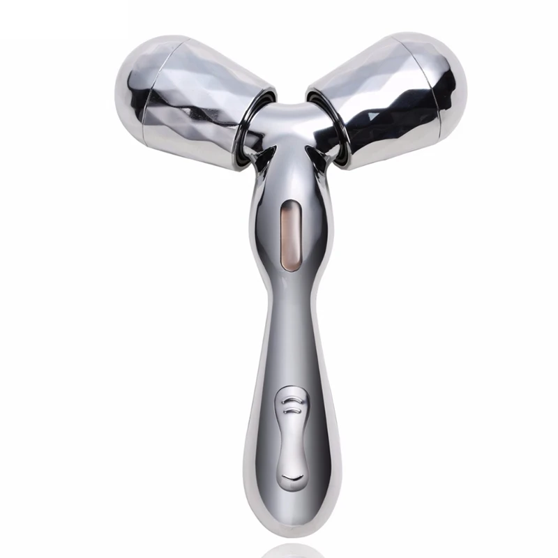  Sloar Energy Microcurrent Face Massage Roller Facial Massager Roller for Face Lift