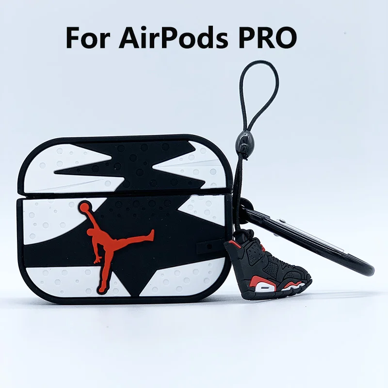 Высокое качество спорт airpods чехол с брелок для apple airpods 1/2/PRO защитный чехол