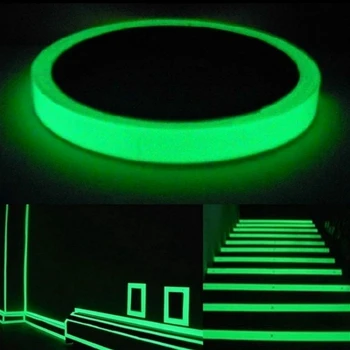 

10M Luminous Tape Baseboard Wall Sticker Eco-Friendly Stage Home Decor Decal Glow in the Dark DIY Strip Stickers 2cm