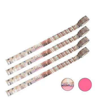 

kpop Bangtan Boys Map Of The Soul 7 Stickers Paper Tape Stationery DIY Notebook JUNG KOOK JIMIN JIN SUGA J-HOPE JH396
